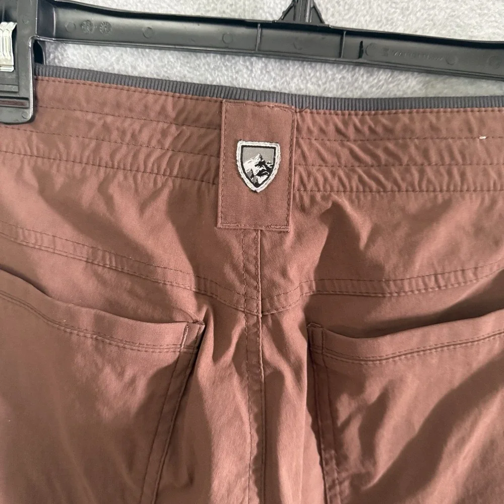 Kuhl Renegade Recon Pants Men 34x30 Red Brown Hiking Chino Nylon Spandex Stretch